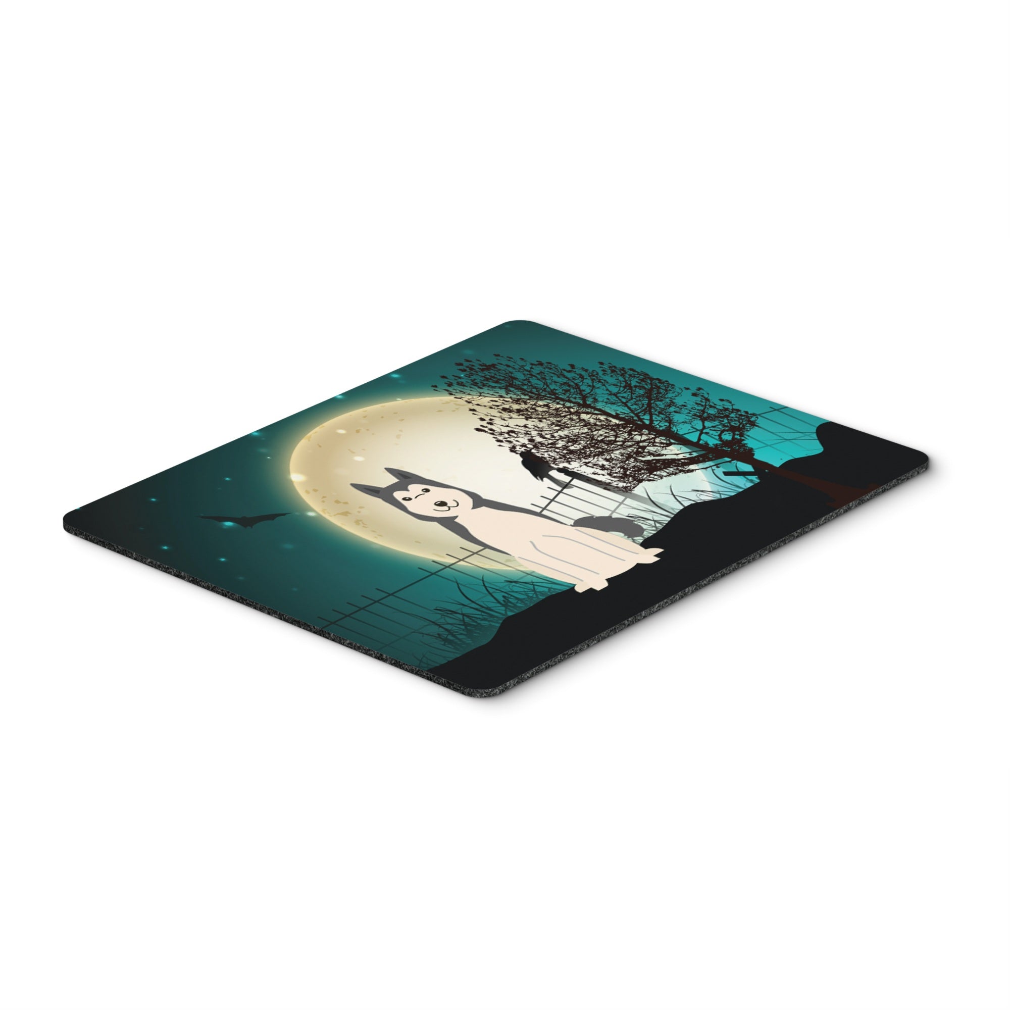 Caroline'S Treasures Halloween Scary West Siberian Laika Spitz Mouse Pad, Multicolor, 7.75X9.25 (Bb2215Mp)