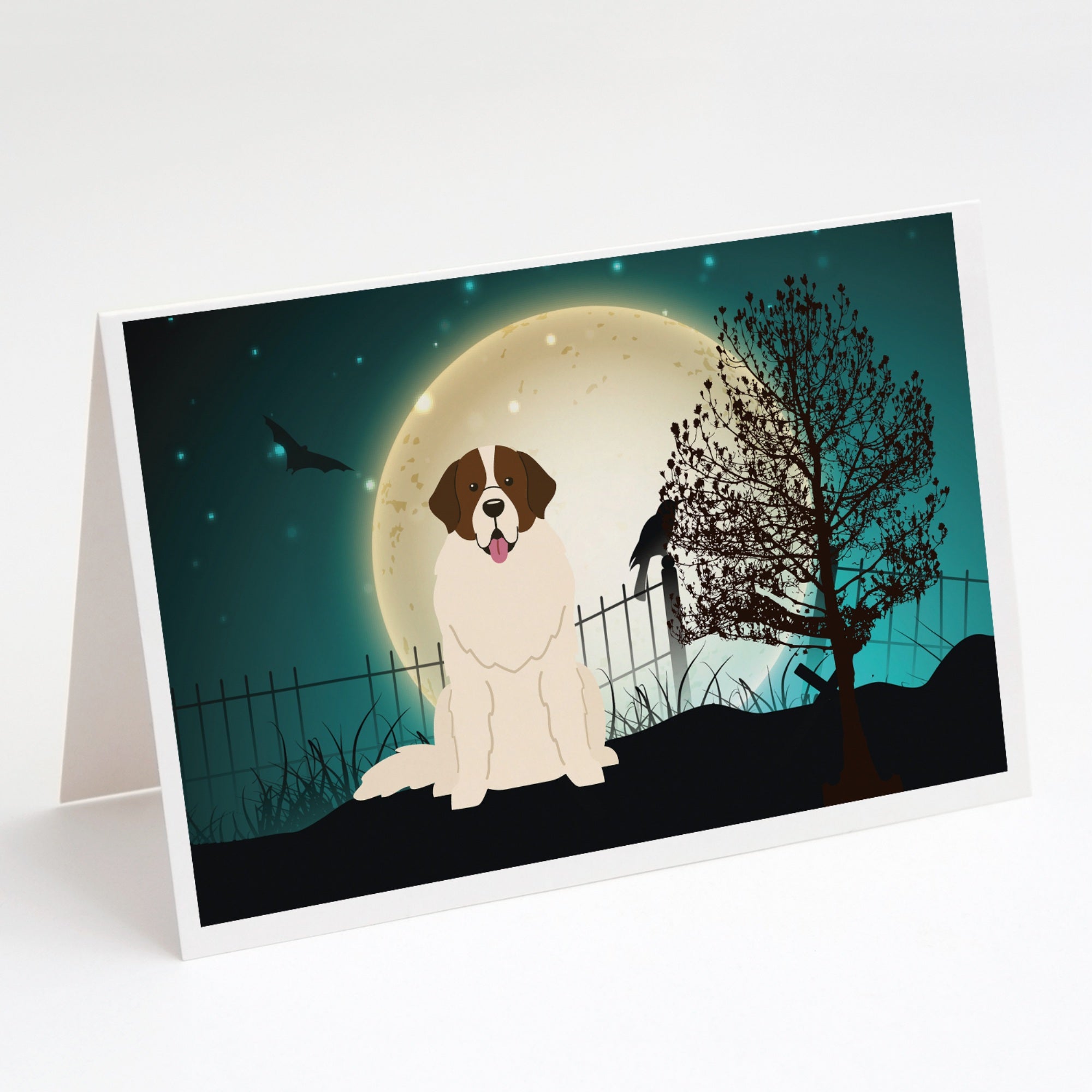 Halloween Scary Moscow Watchdog Greeting Cards And Envelopes Pack Of 8
