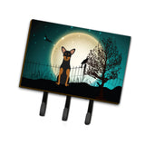 Caroline'S Treasures Halloween Scary Manchester Terrier Leash Or Key Holder Bb2218Th68, Triple