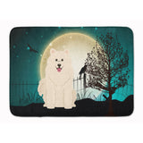 Caroline'S Treasures Halloween Scary Samoyed Floor Mat, 19 X 27, Multicolor