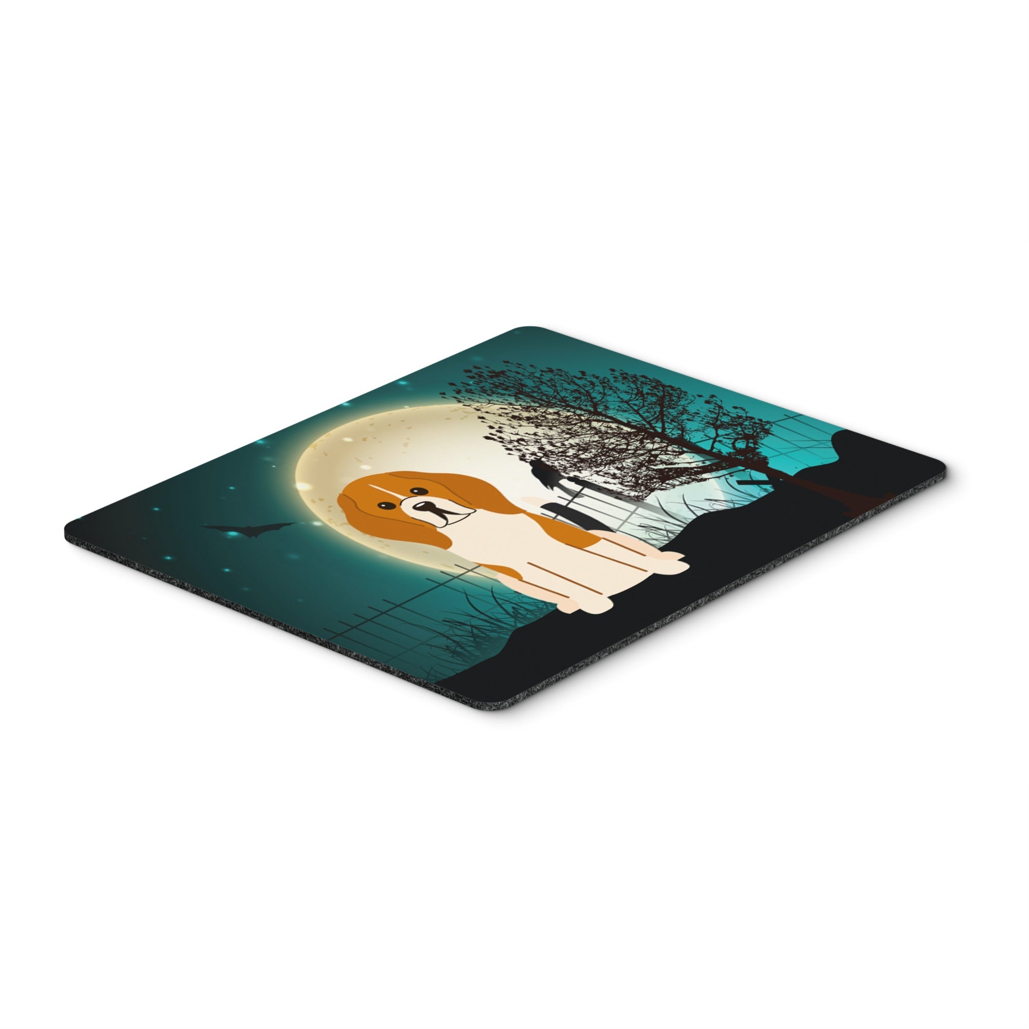 Caroline'S Treasures Halloween Scary Beagle Tricolor Mouse Pad, Multicolor, 7.75X9.25 (Bb2230Mp)