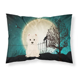 Caroline'S Treasures Halloween Scary Westie Fabric Standard Pillowcase Bb2232Pillowcase, Multicolor