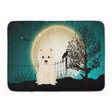 Caroline'S Treasures Halloween Scary Westie Floor Mat, 19 X 27, Multicolor