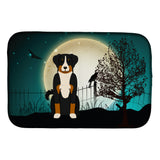Caroline'S Treasures Halloween Scary Appenzeller Sennenhund Dish Drying Mat, 14 X 21