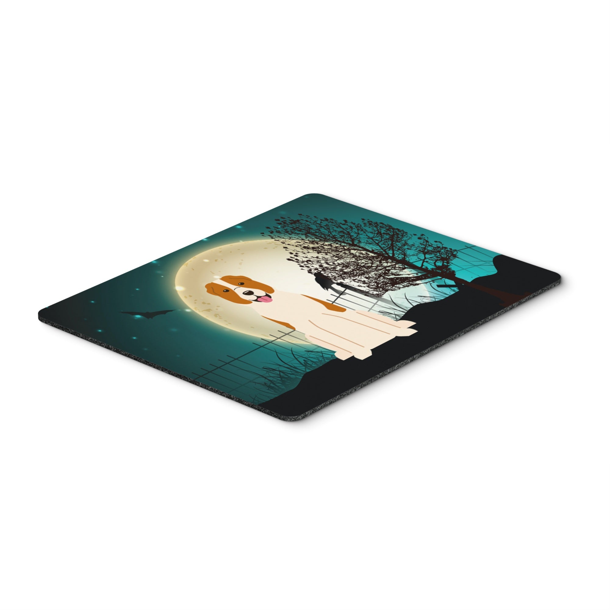 Caroline'S Treasures Halloween Scary Central Asian Shepherd Dog Mouse Pad, Multicolor, 7.75X9.25 (Bb2239Mp)