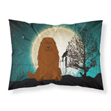 Caroline'S Treasures Halloween Scary Caucasian Shepherd Dog Fabric Standard Pillowcase Bb2240Pillowcase, Multicolor