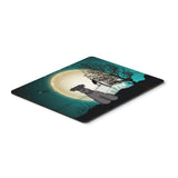Caroline'S Treasures Halloween Scary Miniature Schnauzer Black Mouse Pad, Multicolor, 7.75X9.25 (Bb2241Mp)