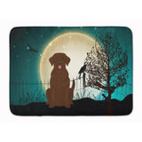 Caroline'S Treasures Halloween Scary Chocolate Labrador Floor Mat, 19 X 27, Multicolor