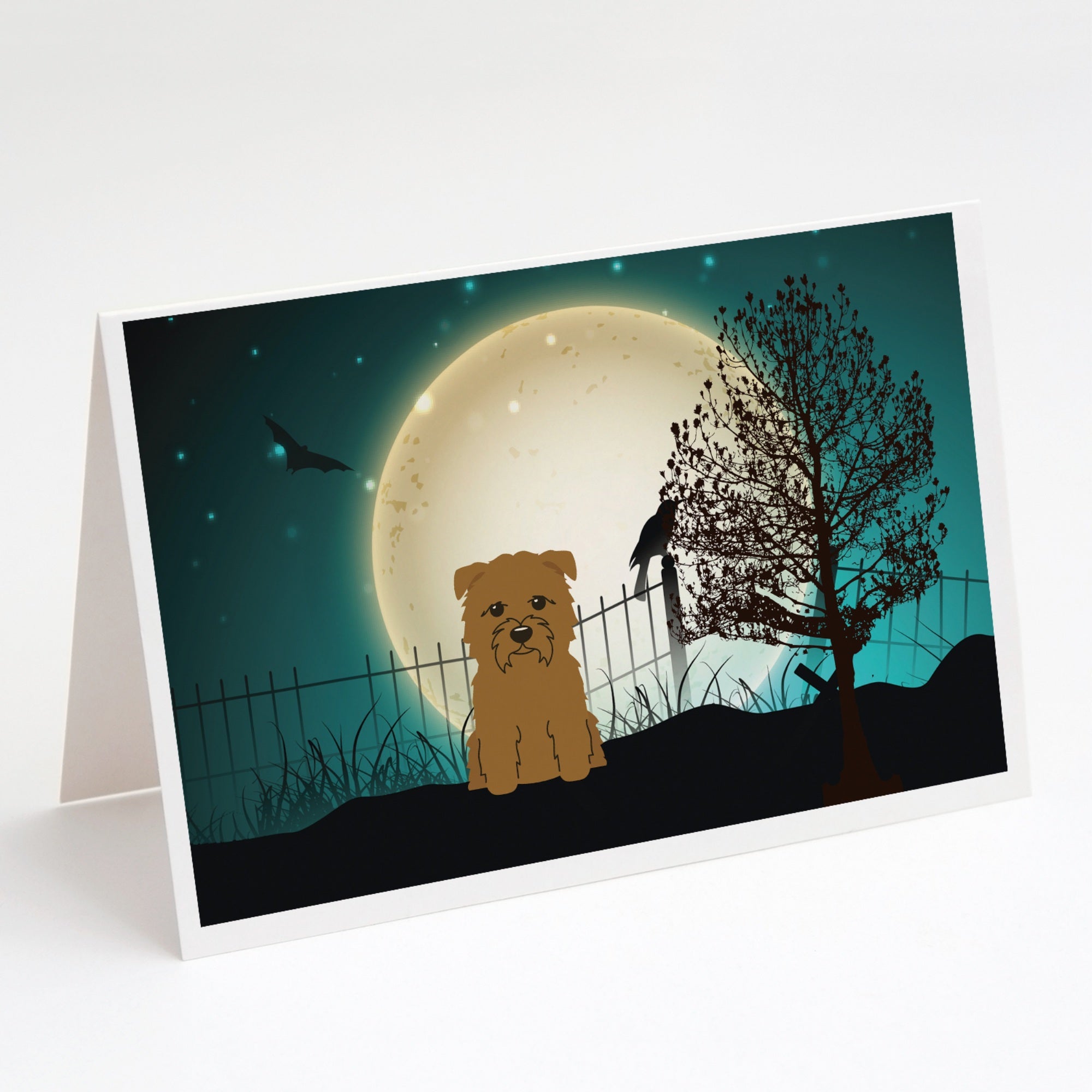 Halloween Scary Glen Of Imal Tan Greeting Cards And Envelopes Pack Of 8