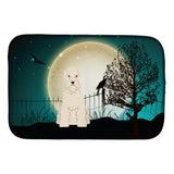 Caroline'S Treasures Halloween Scary Soft Coated Wheaten Terrier Dish Drying Mat, 14 X 21