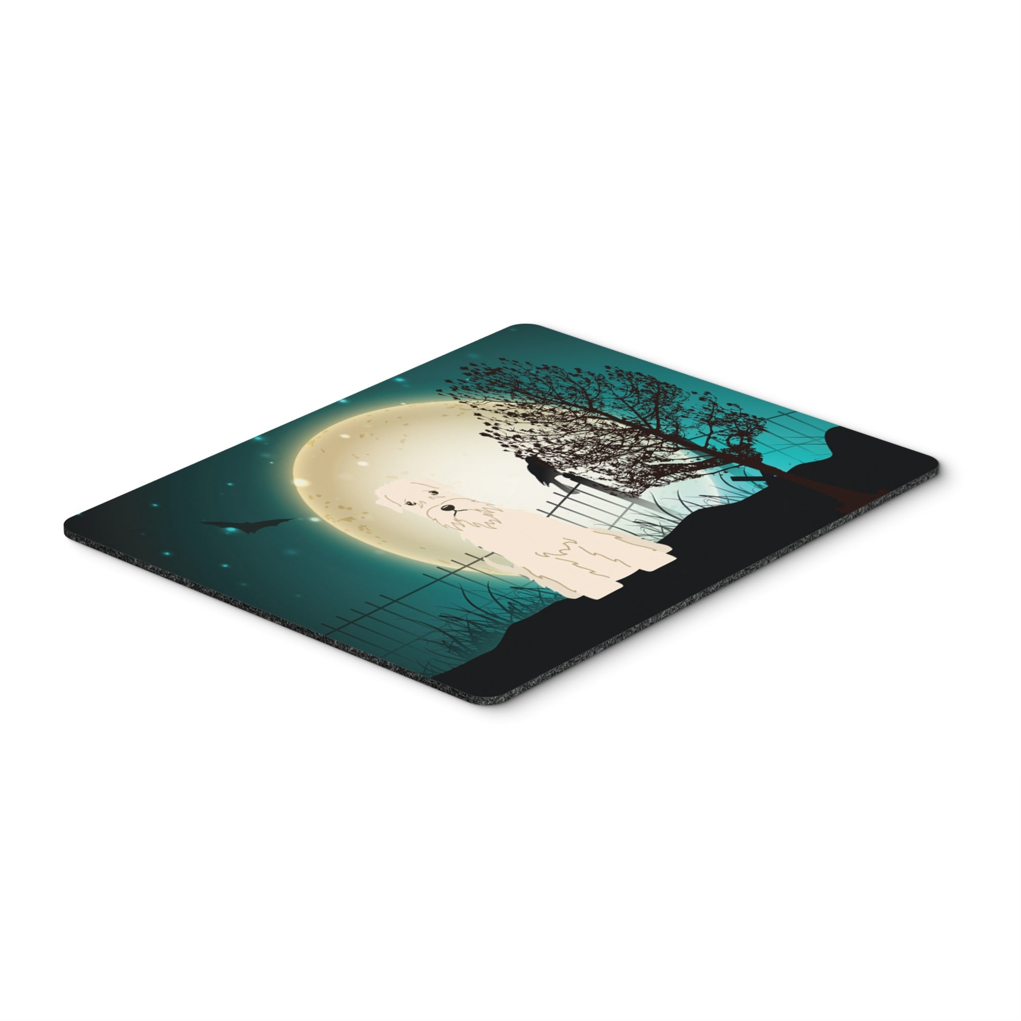 Caroline'S Treasures Halloween Scary Soft Coated Wheaten Terrier Mouse Pad, Multicolor, 7.75X9.25 (Bb2251Mp)