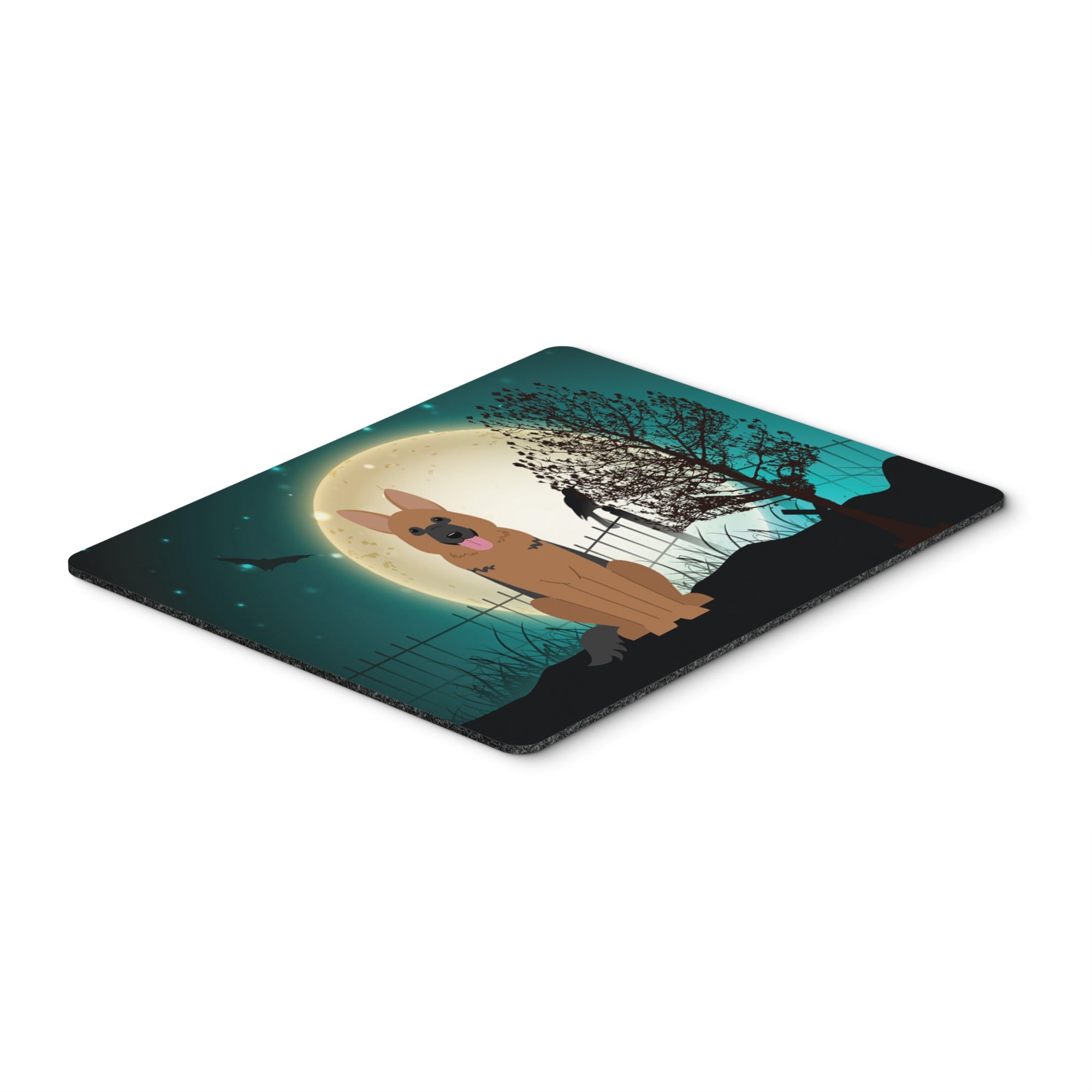 Caroline'S Treasures Halloween Scary German Shepherd Mouse Pad, Multicolor, 7.75X9.25 (Bb2257Mp)