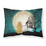 Caroline'S Treasures Halloween Scary Poodle Tan Fabric Standard Pillowcase Bb2259Pillowcase