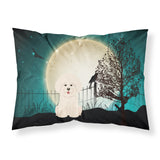 Caroline'S Treasures Halloween Scary Bichon Frise Fabric Standard Pillowcase Bb2265Pillowcase