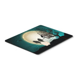 Caroline'S Treasures Halloween Scary Papillon Black White Mouse Pad, Multicolor, 7.75X9.25 (Bb2266Mp)