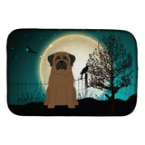 Caroline'S Treasures Halloween Scary Bullmastiff Dish Drying Mat, 14 X 21