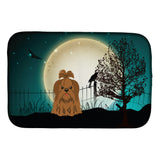 Caroline'S Treasures Halloween Scary Shih Tzu Chocolate Dish Drying Mat, 14 X 21