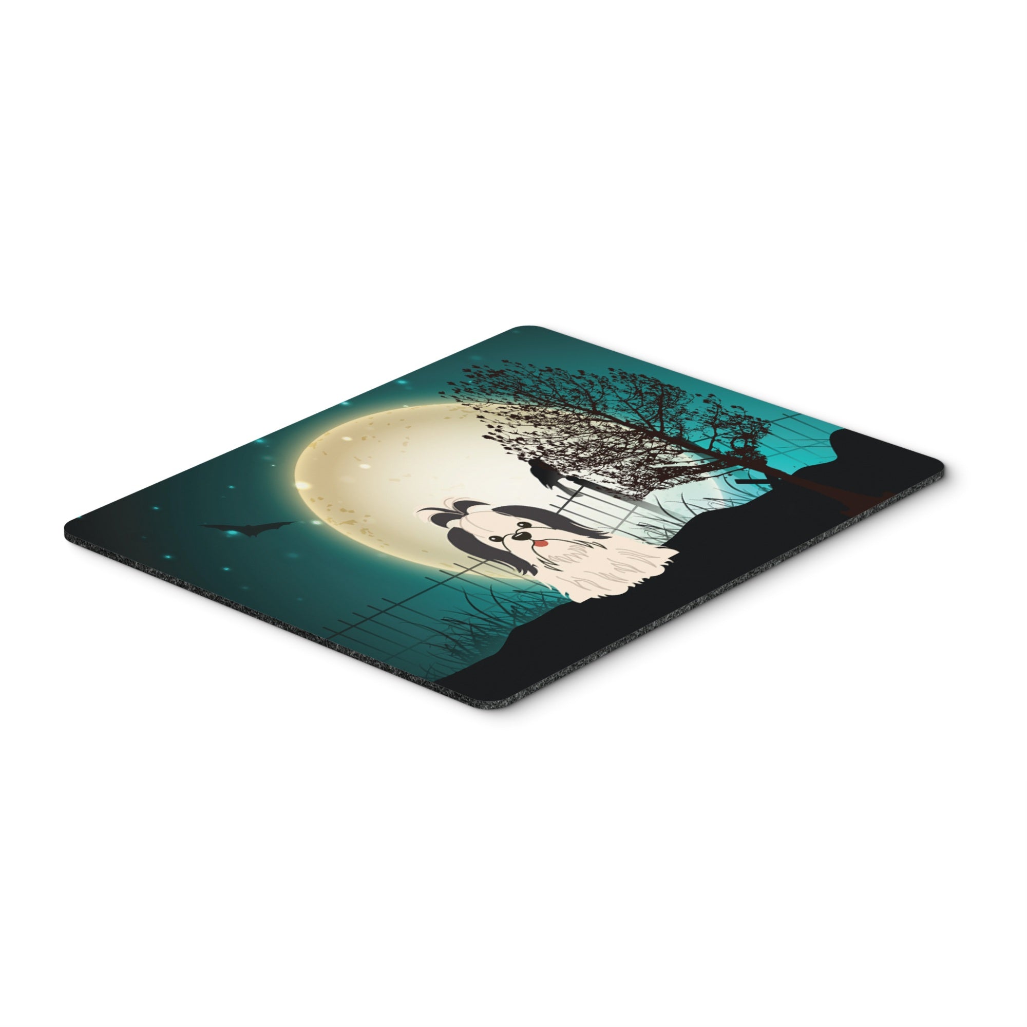 Caroline'S Treasures Halloween Scary Shih Tzu Black White Mouse Pad, Multicolor, 7.75X9.25 (Bb2278Mp)