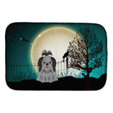 Caroline'S Treasures Halloween Scary Shih Tzu Dish Drying Mat, 14 X 21