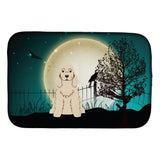 Caroline'S Treasures Halloween Scary Cocker Spaniel Buff Dish Drying Mat, 14 X 21