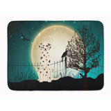 Caroline'S Treasures Halloween Scary Dalmatian Floor Mat, 19 X 27, Multicolor