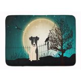 Caroline'S Treasures Halloween Scary Smooth Fox Terrier Floor Mat, 19 X 27, Multicolor