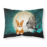 Caroline'S Treasures Halloween Scary Corgi Fabric Standard Pillowcase Bb2290Pillowcase,