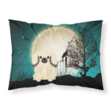 Caroline'S Treasures Halloween Scary Pekingnese Cream Fabric Standard Pillowcase Bb2296Pillowcase, Multicolor