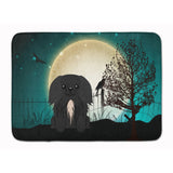 Caroline'S Treasures Halloween Scary Pekingnese Black Floor Mat, 19 X 27, Multicolor
