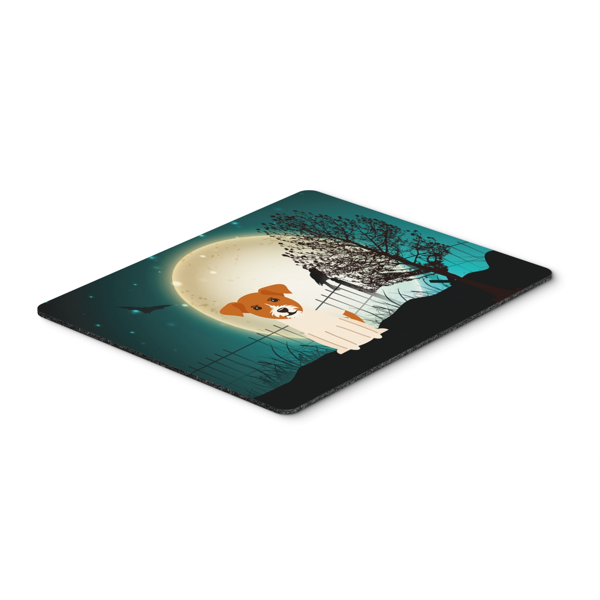 Caroline'S Treasures Halloween Scary Jack Russell Terrier Mouse Pad, Multicolor, 7.75X9.25 (Bb2298Mp)