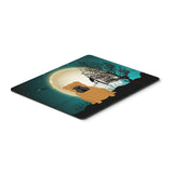 Caroline'S Treasures Halloween Scary English Bulldog Red Mouse Pad, Multicolor, 7.75X9.25 (Bb2312Mp)