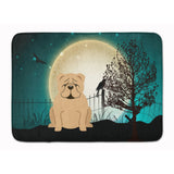 Caroline'S Treasures Halloween Scary English Bulldog Fawn Floor Mat, 19 X 27, Multicolor