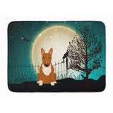 Caroline'S Treasures Halloween Scary Bull Terrier Red Floor Mat, 19 X 27, Multicolor