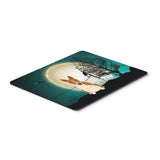 Caroline'S Treasures Halloween Scary Bull Terrier Red White Mouse Pad, Multicolor, 7.75X9.25 (Bb2325Mp)