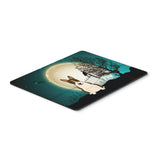 Caroline'S Treasures Halloween Scary Bull Terrier Dark Brindle Mouse Pad, Multicolor, 7.75X9.25 (Bb2326Mp)