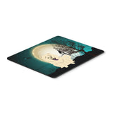 Caroline'S Treasures Halloween Scary Chow Chow White Mouse Pad, Multicolor, 7.75X9.25 (Bb2330Mp)
