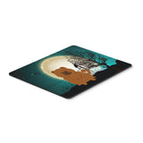Caroline'S Treasures Halloween Scary Chow Chow Red Mouse Pad, Multicolor, 7.75X9.25 (Bb2332Mp)