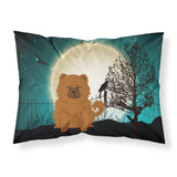 Caroline'S Treasures Halloween Scary Chow Red Fabric Standard Pillowcase Bb2332Pillowcase