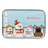 Caroline'S Treasures Bb2344Ddm Dish Drying Mat, 14 X 21, Christmas Carolers