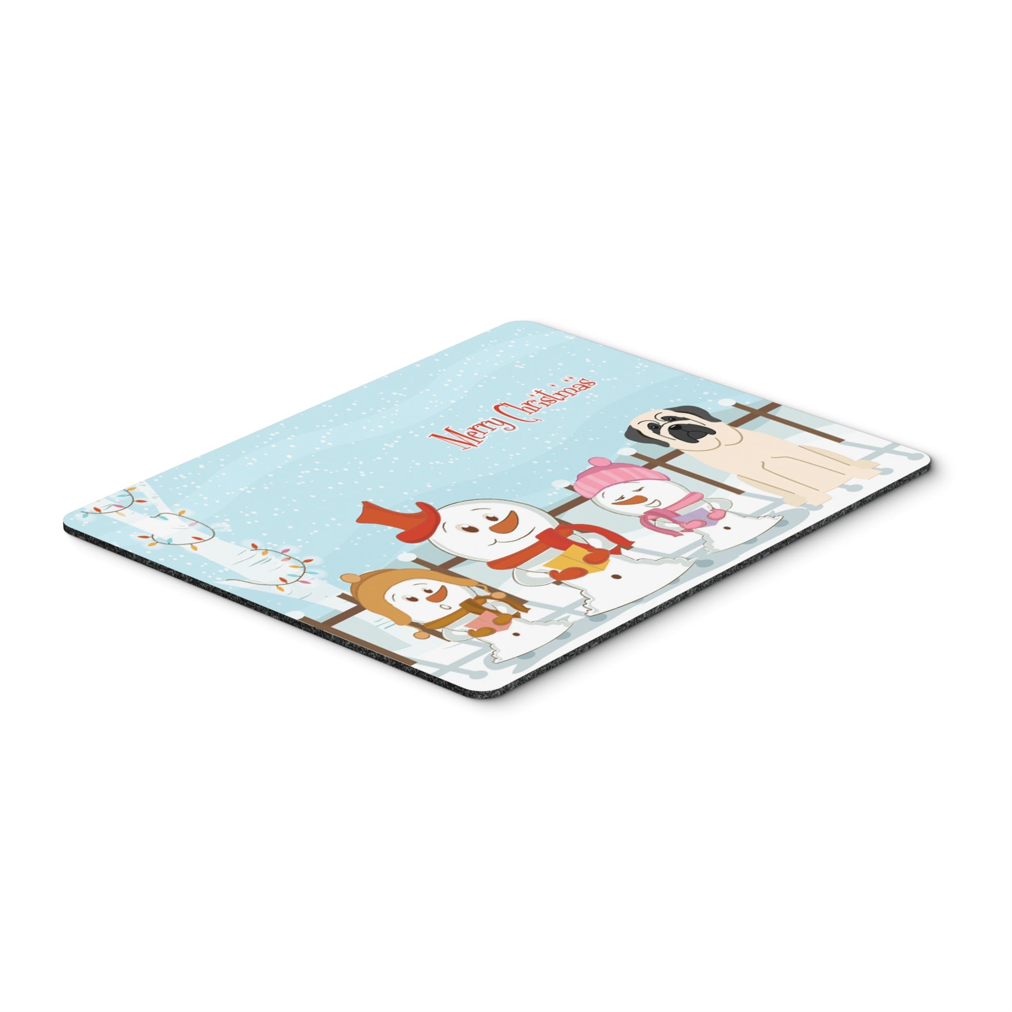 Caroline'S Treasures Merry Christmas Carolers Mastiff White Mouse Pad, Multicolor, 7.75X9.25 (Bb2348Mp)
