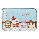 Caroline'S Treasures Bb2352Ddm Dish Drying Mat, 14 X 21, Christmas Carolers