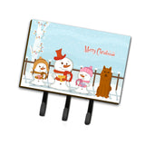 Caroline'S Treasures Christmas Carolers Merry Karelian Bear Dog Leash Or Key Holder Bb2353Th68, Triple