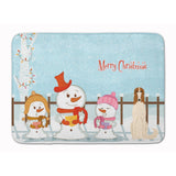 Caroline'S Treasures Merry Christmas Carolers Borzoi Floor Mat, 19 X 27, Multicolor