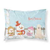 Caroline'S Treasures Christmas Carolers Merry South Russian Sheepdog Fabric Standard Pillowcase Bb2355Pillowcase