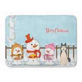 Caroline'S Treasures Christmas West Siberian Laika Spitz Floor Mat, 19 X 27, Multicolor