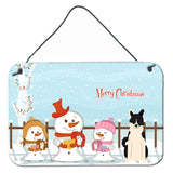 Caroline'S Treasures Christmas Carolers Merry Russo-European Laika Spitz Wall Or Door Hanging Prints Bb2360Ds812, 8 X 12