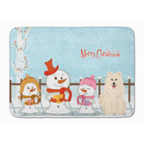 Caroline'S Treasures Merry Christmas Carolers Samoyed Floor Mat, 19 X 27, Multicolor