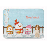 Caroline'S Treasures Merry Christmas Russian Spaniel Floor Mat, 19 X 27, Multicolor