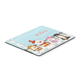 Caroline'S Treasures Merry Christmas Bernese Mountain Dog Mouse Pad, Multicolor, 7.75X9.25 (Bb2367Mp)