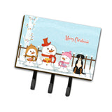 Caroline'S Treasures Merry Christmas Carolers Greater Swiss Mountain Dog Leash Or Key Holder Bb2368Th68, Triple, Multicolor